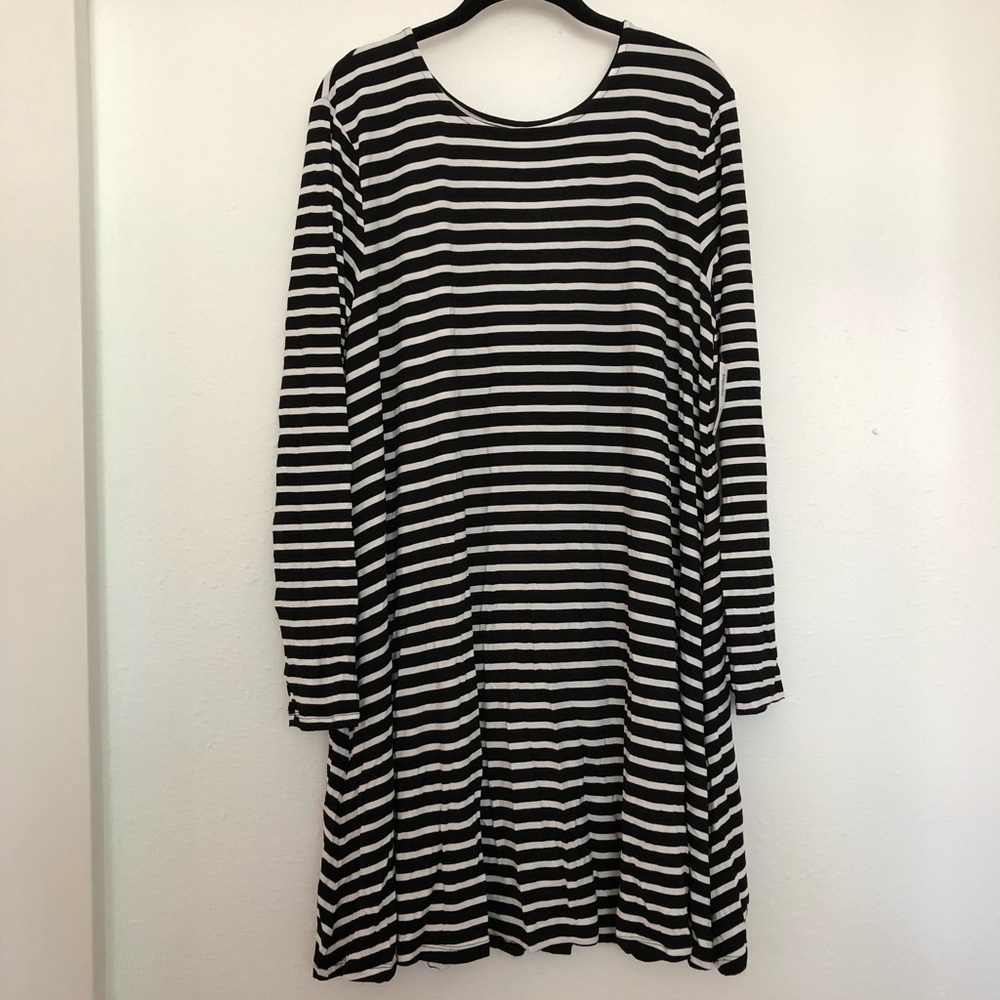 NWT Striped Jersey Swing Dress